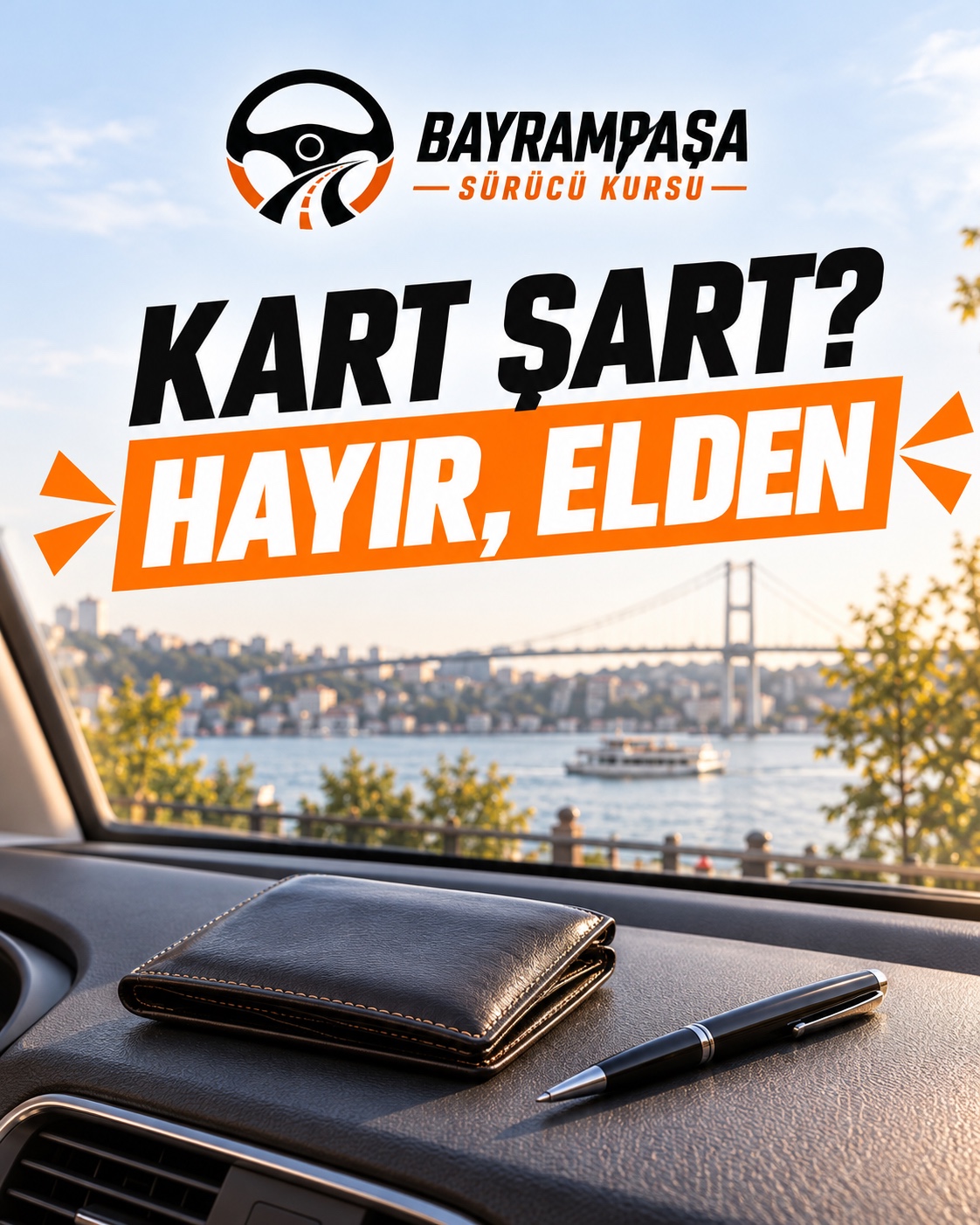 2. slayt: KART ŞART? HAYIR, ELDEN