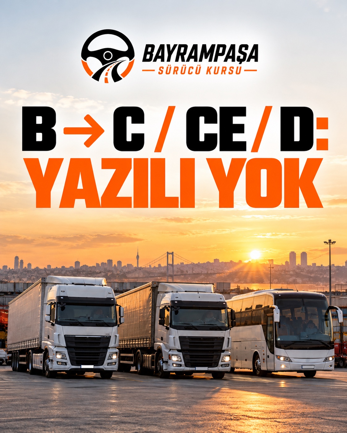 3. slayt: B → C / CE / D: YAZILI YOK