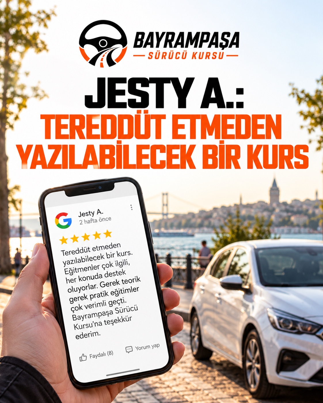 2. slayt: JESTY A.: TEREDDÜT ETMEDEN YAZILABİLECEK BİR KURS