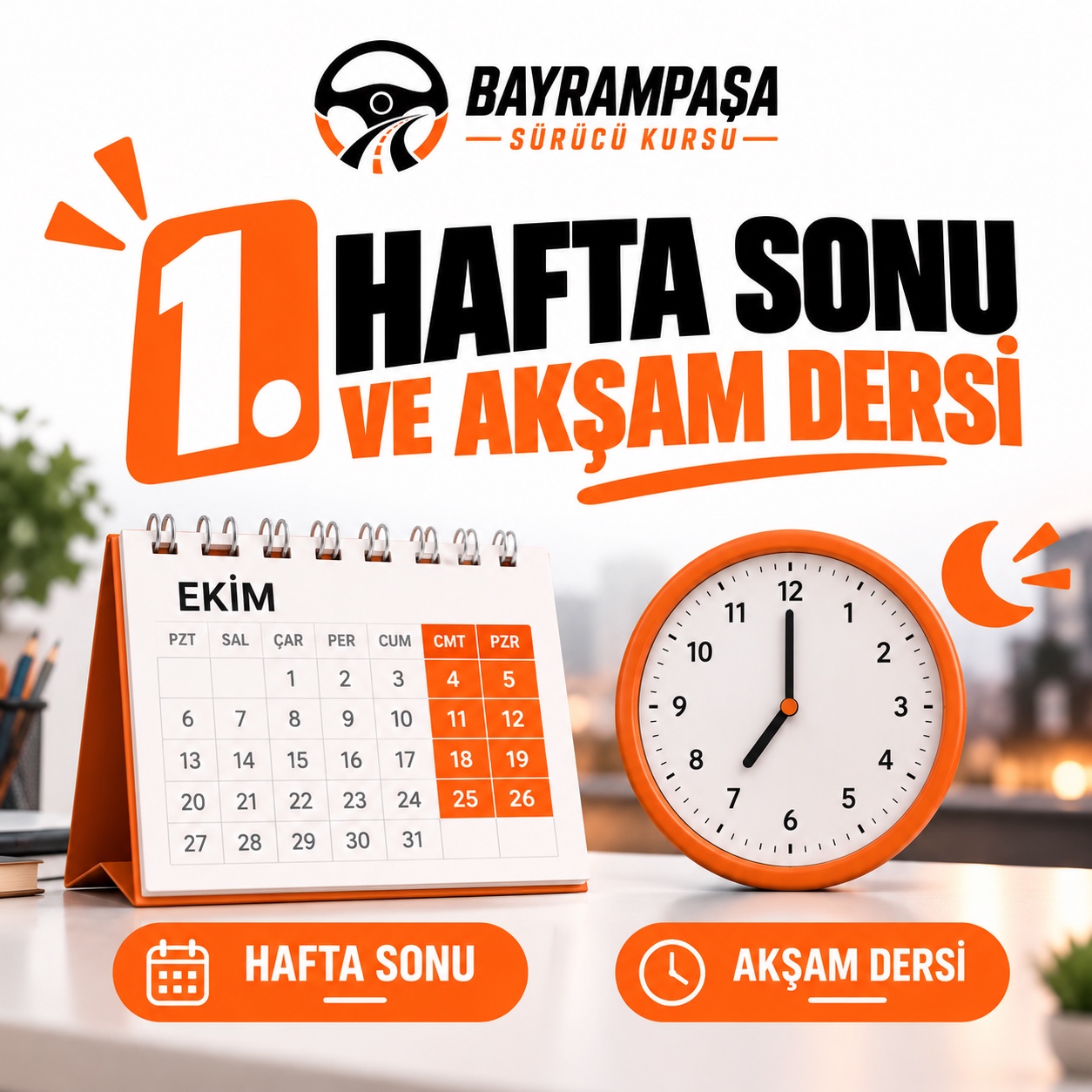 2. slayt: 1. HAFTA SONU VE AKŞAM DERSİ